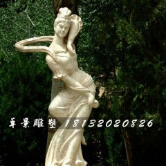 古代美女石雕，公園人物石雕