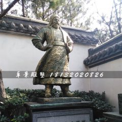 成吉思汗銅雕，古代人物銅雕