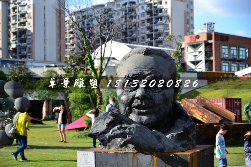 鄧小平頭像銅雕，偉人銅雕
