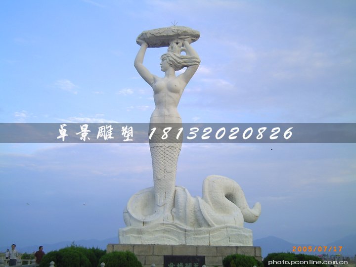 女媧補(bǔ)天石雕，公園神仙石雕
