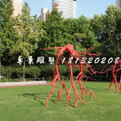 樹根雕塑，公園玻璃鋼景觀雕塑