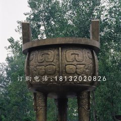 大型銅鼎，廣場三足銅鼎雕塑