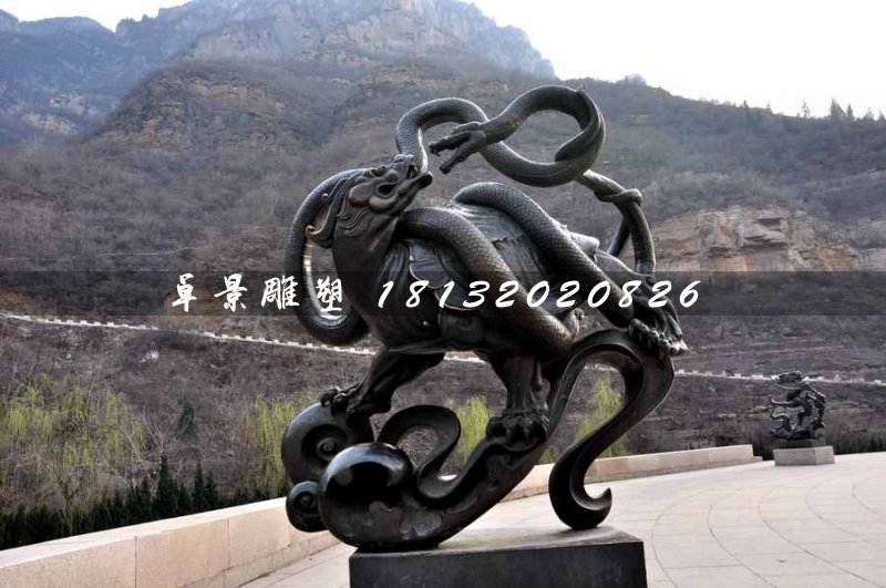 玄武銅雕，廣場(chǎng)神獸銅雕