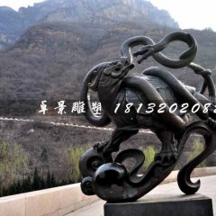 玄武銅雕，廣場神獸銅雕
