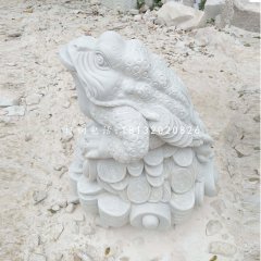 漢白玉金蟾，招財金蟾