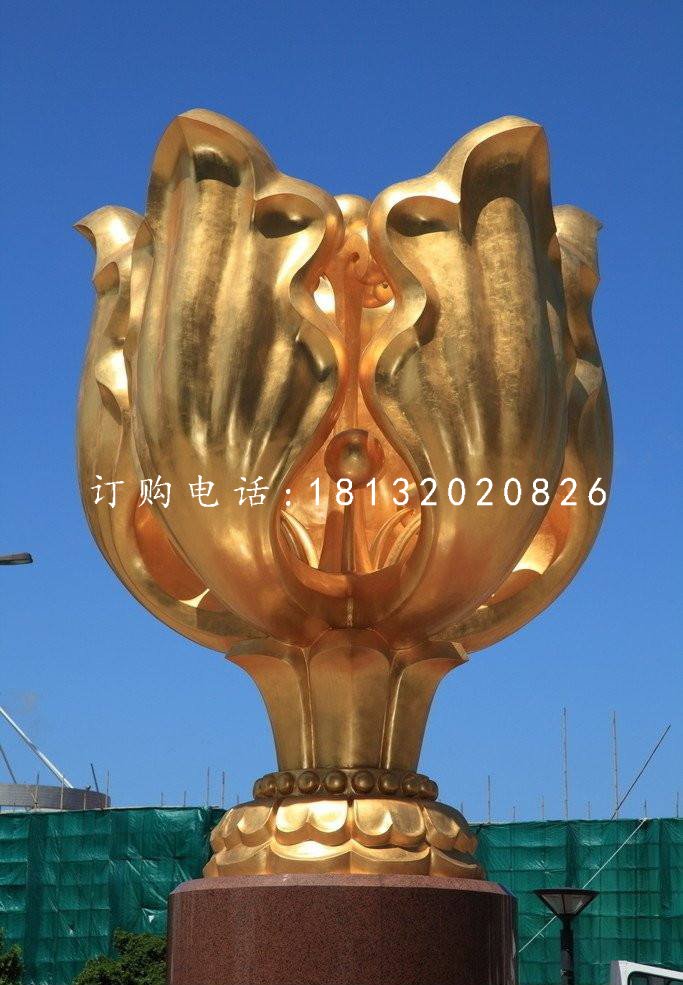 紫荊花雕塑,廣場不銹鋼雕塑