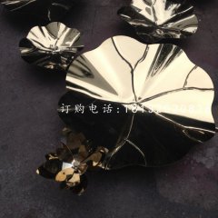 不銹鋼荷葉，公園不銹鋼雕塑