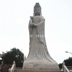 媽祖石雕，廣場神仙石雕
