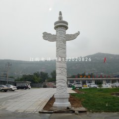 龍柱石雕，漢白玉華表石雕