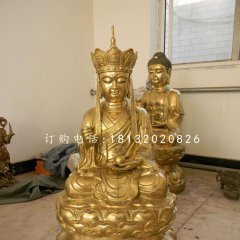 地藏菩薩銅雕，銅雕佛像