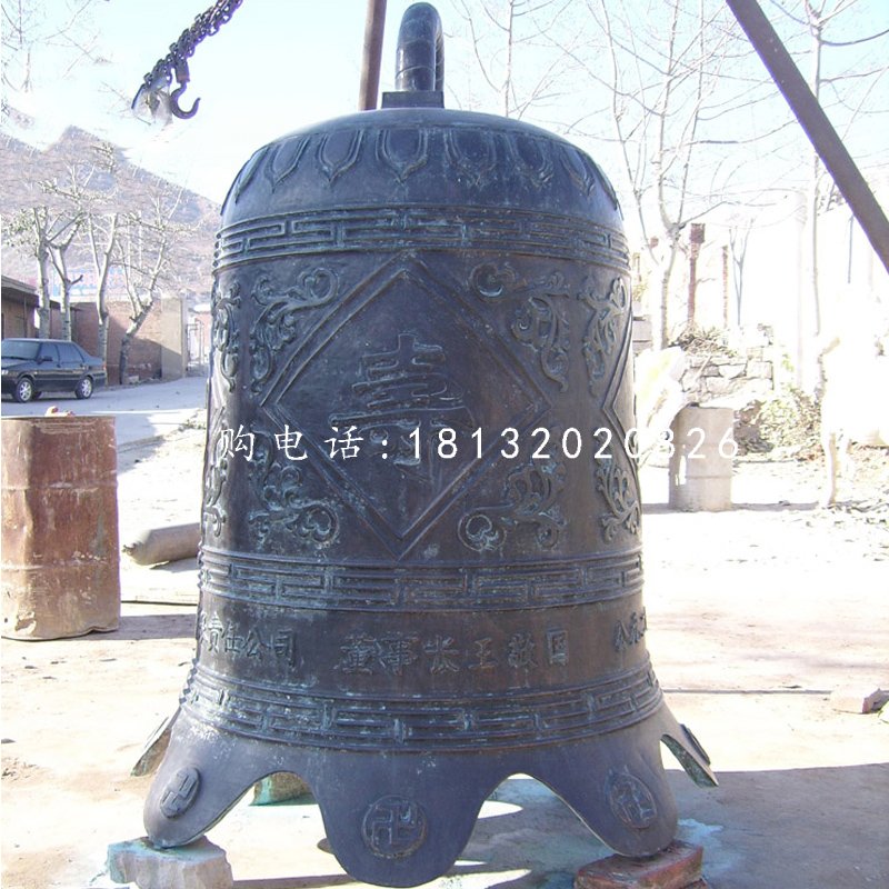 仿古銅鐘，青銅鐘