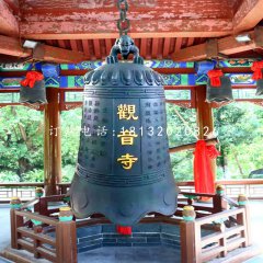 寺廟銅鐘，青銅鐘雕塑