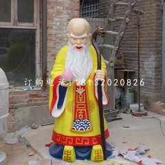 南極仙翁雕塑，玻璃鋼老壽星