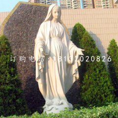 玻璃鋼圣母雕塑，教堂人物雕塑