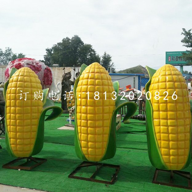 玻璃鋼玉米，糧食雕塑