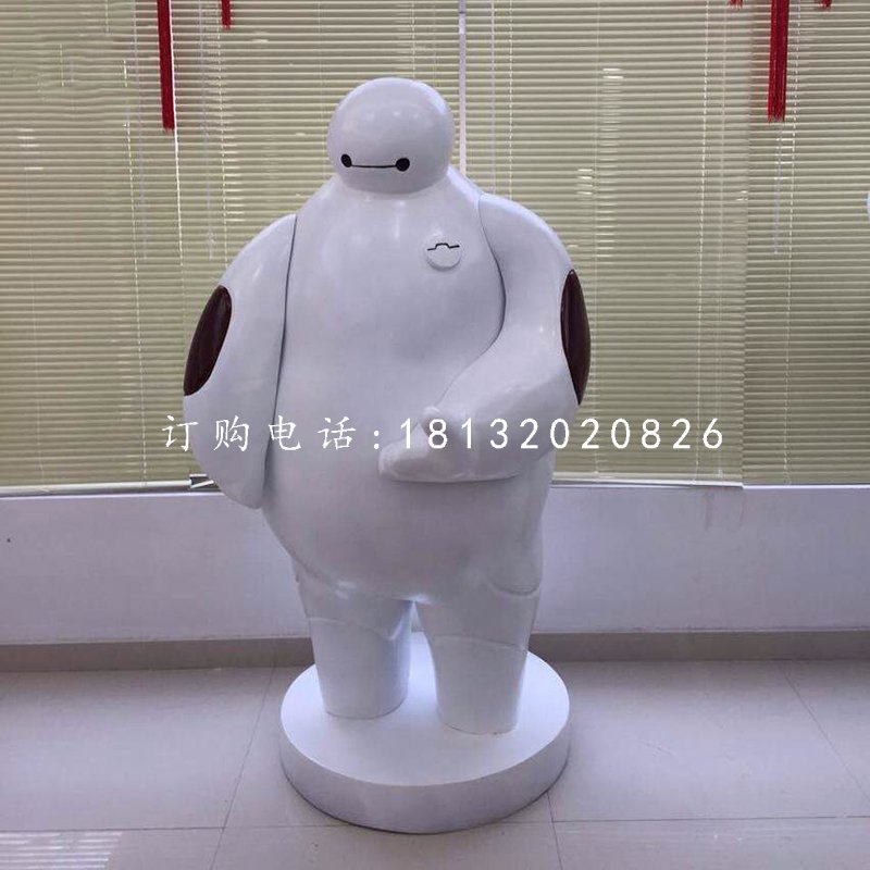 玻璃鋼大白，卡通人物雕塑 (1)