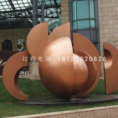 抽象景觀雕塑，公園銅雕