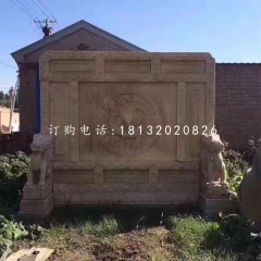 石雕屏風(fēng)，仿古景觀石雕