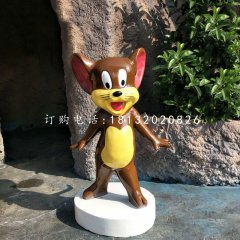 杰瑞雕塑，玻璃鋼卡通老鼠