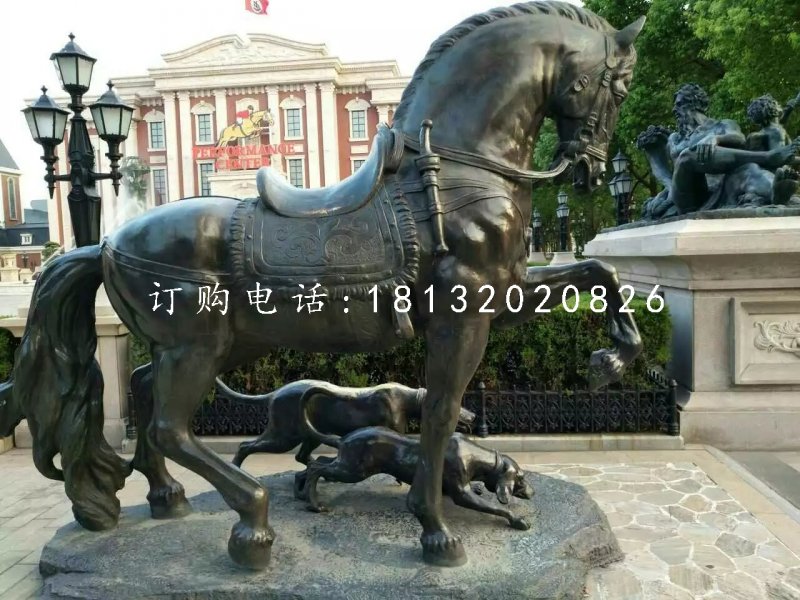 坐騎雕塑，青銅馬雕塑