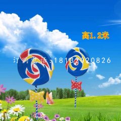 棒棒糖雕塑，玻璃鋼仿真雕塑