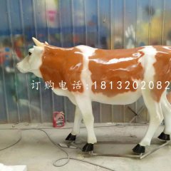 奶牛雕塑，玻璃鋼動物