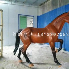 走馬雕塑，玻璃鋼仿真馬