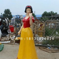 白雪公主雕塑，卡通人物雕塑