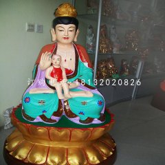 送子觀音雕塑，玻璃鋼佛像