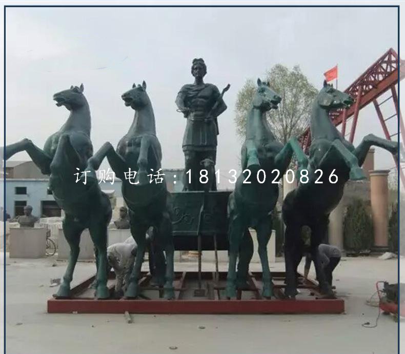 阿波羅戰(zhàn)車銅雕,廣場(chǎng)銅雕