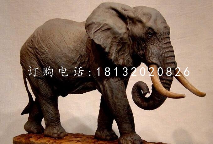 大象雕塑，銅雕大象