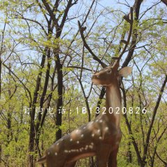 梅花鹿雕塑，公園仿真動(dòng)物雕塑