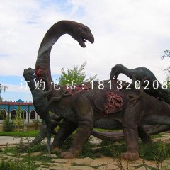 玻璃鋼動(dòng)物，公園恐龍雕塑