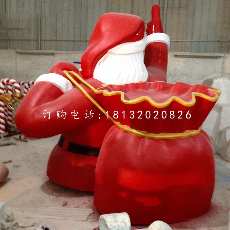 玻璃鋼圣誕老人，卡通人物 (3)