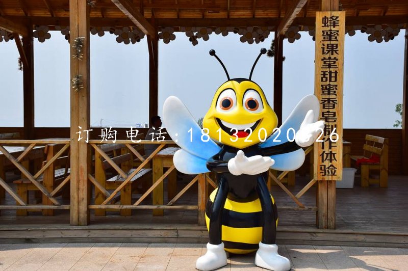 蜜蜂雕塑,玻璃鋼卡通動物