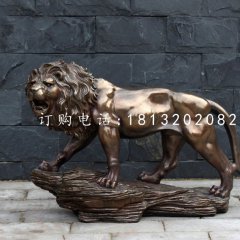 非洲獅銅雕，廣場(chǎng)銅獅子