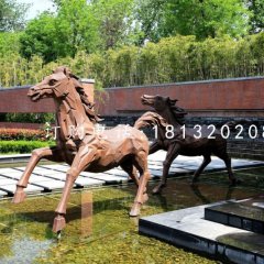 銅馬雕塑，鍛銅動(dòng)物雕塑