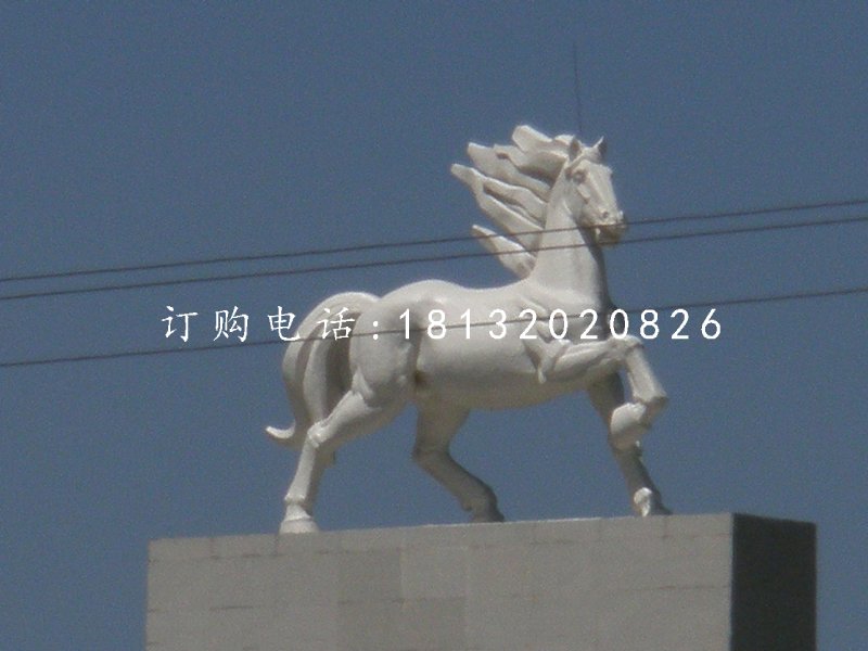 玻璃鋼馬雕塑，廣場動物雕塑