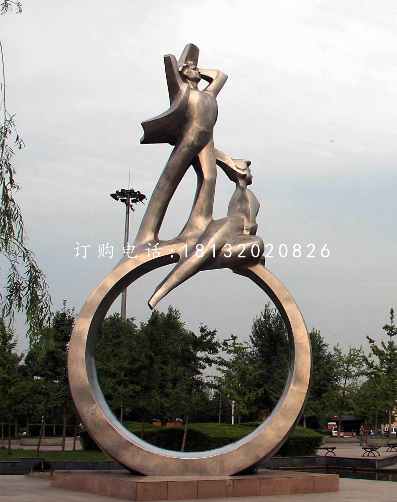 展望未來(lái)雕塑,不銹鋼公園雕塑