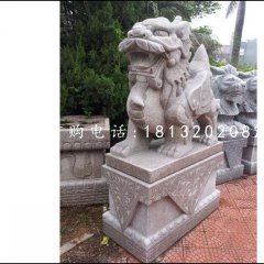 大理石貔貅，神獸石雕