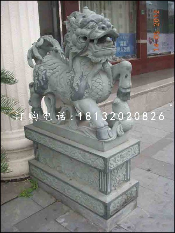 麒麟雕塑,青石動(dòng)物雕塑
