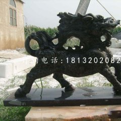 石雕麒麟，廣場(chǎng)神獸石雕