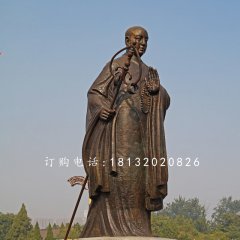 玄奘銅雕，唐朝和尚銅雕