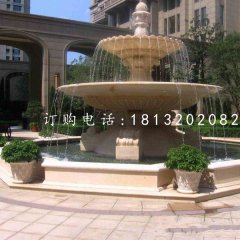 小區(qū)噴泉石雕，景觀石雕