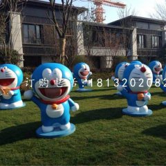 多啦a夢雕塑，公園卡通雕塑