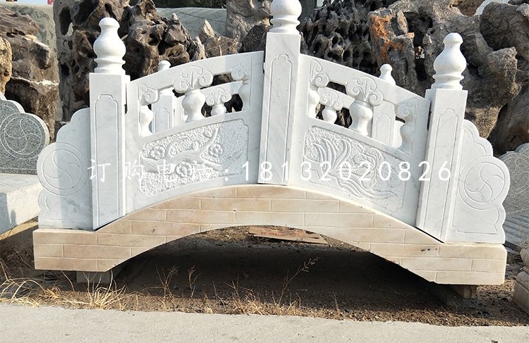 漢白玉橋，石雕小橋