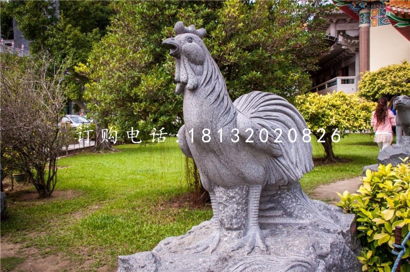 公園動(dòng)物石雕，十二生肖石雕 (3)