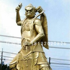 雷神銅雕，廣場神仙銅雕