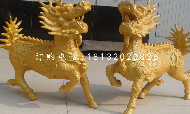 麒麟銅雕，廣場(chǎng)銅麒麟