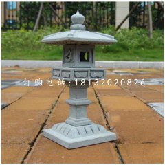石雕宮燈，公園石雕燈